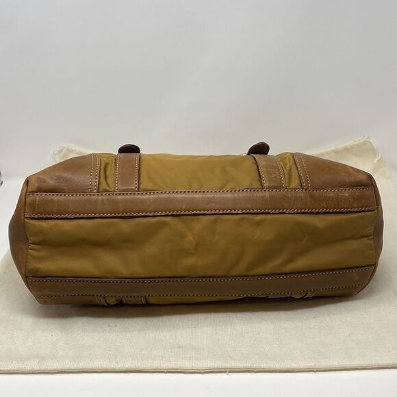Authentic PRADA Tote Bag Leather & Nylon - Picture 8 of 16